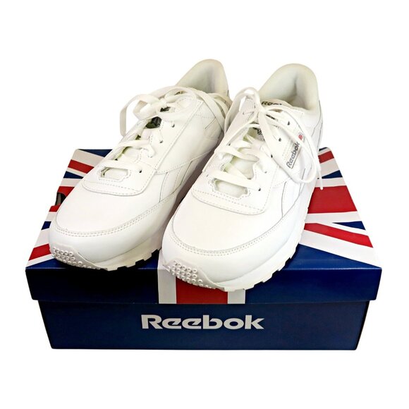 Reebok Classic Renaissance Sneakers White/Grey Shoes Women's US 8.5 w/ Box - Picture 2 of 9